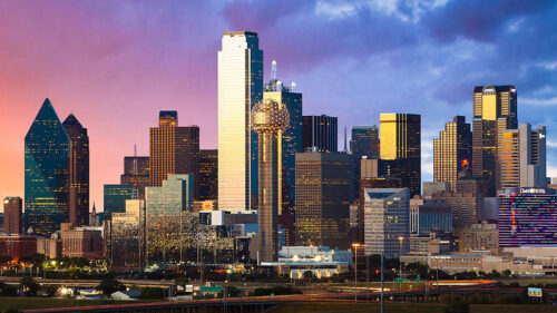 A view of the Dallas Skyline, as photographed on Wednesday, May 9, 2012. (© 2012 Stephen A. Masker)